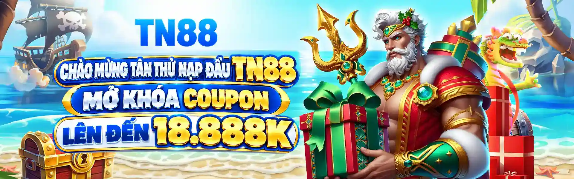 Chào Mừng Tân Thủ Nạp Đầu TN88 Mở Khóa Coupon Lên Đến 18.888K